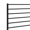 Tête de lit métal noir 180 cm 