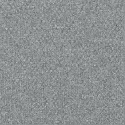 Canapé à 3 places avec repose-pieds Gris clair 180 cm Tissu 