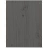Table de chevet Gris 40x30,5x40 cm Bois de pin massif 