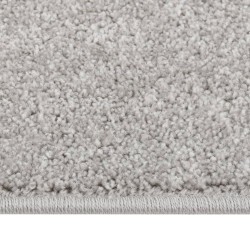 Tapis à poils courts 80x150 cm Gris clair 