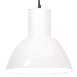Lampe suspendue 25 W Blanc Rond 28,5 cm E27 