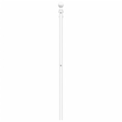 Tête de lit métal blanc 75 cm 