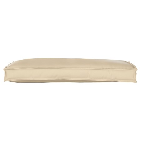 Coussin de palette beige 100x40x8 cm en tissu Oxford 