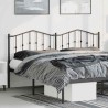 Tête de lit métal noir 193 cm 