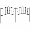 Tête de lit métal noir 193 cm 