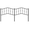 Tête de lit métal noir 193 cm 