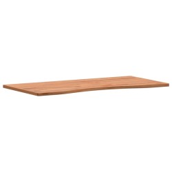 Dessus de bureau 80x(36-40)x1,5 cm bois massif de hêtre 