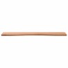Dessus de bureau 80x(36-40)x1,5 cm bois massif de hêtre 