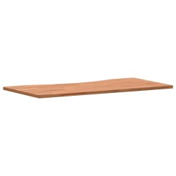 Dessus de bureau 80x(36-40)x1,5 cm bois massif de hêtre 