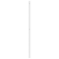 Tête de lit métal blanc 90 cm 
