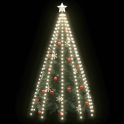 Guirlande lumineuse d'arbre de Noël 300 LED Blanc froid 300 cm 