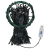 Guirlande lumineuse d'arbre de Noël 300 LED Blanc froid 300 cm 