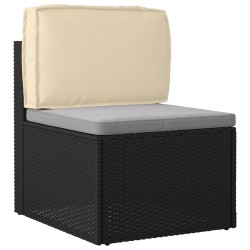 Coussin de palette pour dossier beige 60x40x12 cm en tissu Oxford 