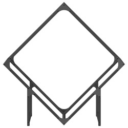 Portant de bois chauffage noir 80x25x80 cm 