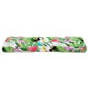 Coussin de palette multicolore 120x40x12 cm tissu 