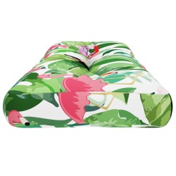 Coussin de palette multicolore 120x40x12 cm tissu 
