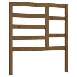 Tête de lit Marron miel 81x4x104 cm Bois massif de pin 