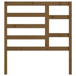Tête de lit Marron miel 81x4x104 cm Bois massif de pin 