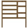 Tête de lit Marron miel 81x4x104 cm Bois massif de pin 