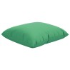 Coussins de canapé lot de 4 vert 40x40 cm tissu 