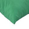 Coussins de canapé lot de 4 vert 40x40 cm tissu 