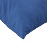 Coussins de canapé 4 pcs bleu royal 40x40 cm tissu 
