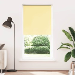 Store enrouleur occultant jaune largeur du tissu 90,7 cm 