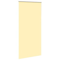 Store enrouleur occultant jaune largeur du tissu 90,7 cm 