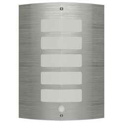 Lampe murale avec capteur de mouvement Acier inoxydable 