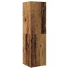 Meubles TV muraux 6 pcs vieux bois bois d'ingénierie 