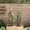 Cage à tomates 2 pcs 154 cm acier et PP 