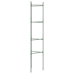 Cage à tomates 2 pcs 154 cm acier et PP 