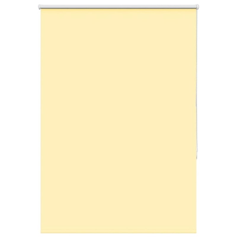 Store enrouleur occultant jaune largeur du tissu 110,7 cm 