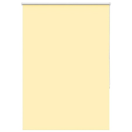 Store enrouleur occultant jaune largeur du tissu 110,7 cm 