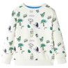 Sweat-shirt pour enfants écru doux 140 