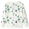 Sweat-shirt pour enfants écru doux 140 