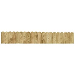 Rouleau de bordure Vert 120 cm Bois de pin imprégné 