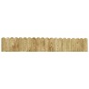 Rouleau de bordure Vert 120 cm Bois de pin imprégné 