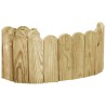 Rouleau de bordure Vert 120 cm Bois de pin imprégné 