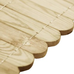 Rouleau de bordure Vert 120 cm Bois de pin imprégné 