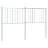Tête de lit métal blanc 140 cm 