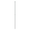 Tête de lit métal blanc 140 cm 
