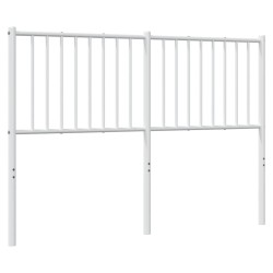 Tête de lit métal blanc 140 cm 