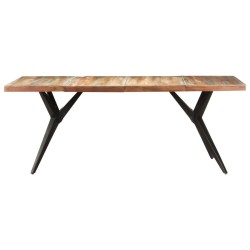 Table à manger 200x90x76 cm Bois de récupération massif 