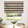 Store zèbre marron 130x100cm largeur du tissu 125,9cm polyester 