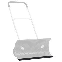 Bordure en caoutchouc de chasse-neige noir 120x15x2 cm 