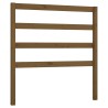 Tête de lit Marron miel 106x4x100 cm Bois massif de pin 