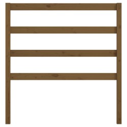 Tête de lit Marron miel 106x4x100 cm Bois massif de pin 