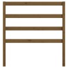 Tête de lit Marron miel 106x4x100 cm Bois massif de pin 
