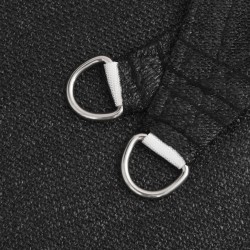 Voile d'ombrage 160 g/m² Noir 4/5x3 m PEHD 